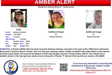 Amber Alert issued for missing 14-year-old girl in Volusia County